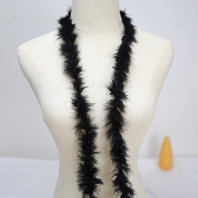 Direct Sales, Colored Turkey Tops Diy Interior Decoration Feather Accessories Bouquet Packaging Material Feather Strips