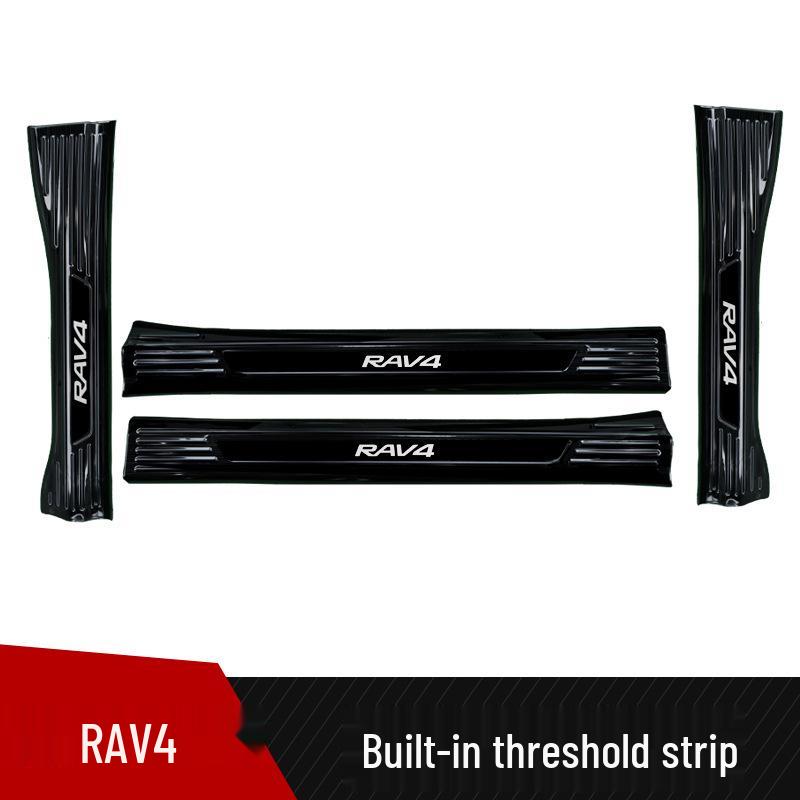 Protector Prag Ușă din Oțel Inoxidabil pentru Toyota RAV4 2024