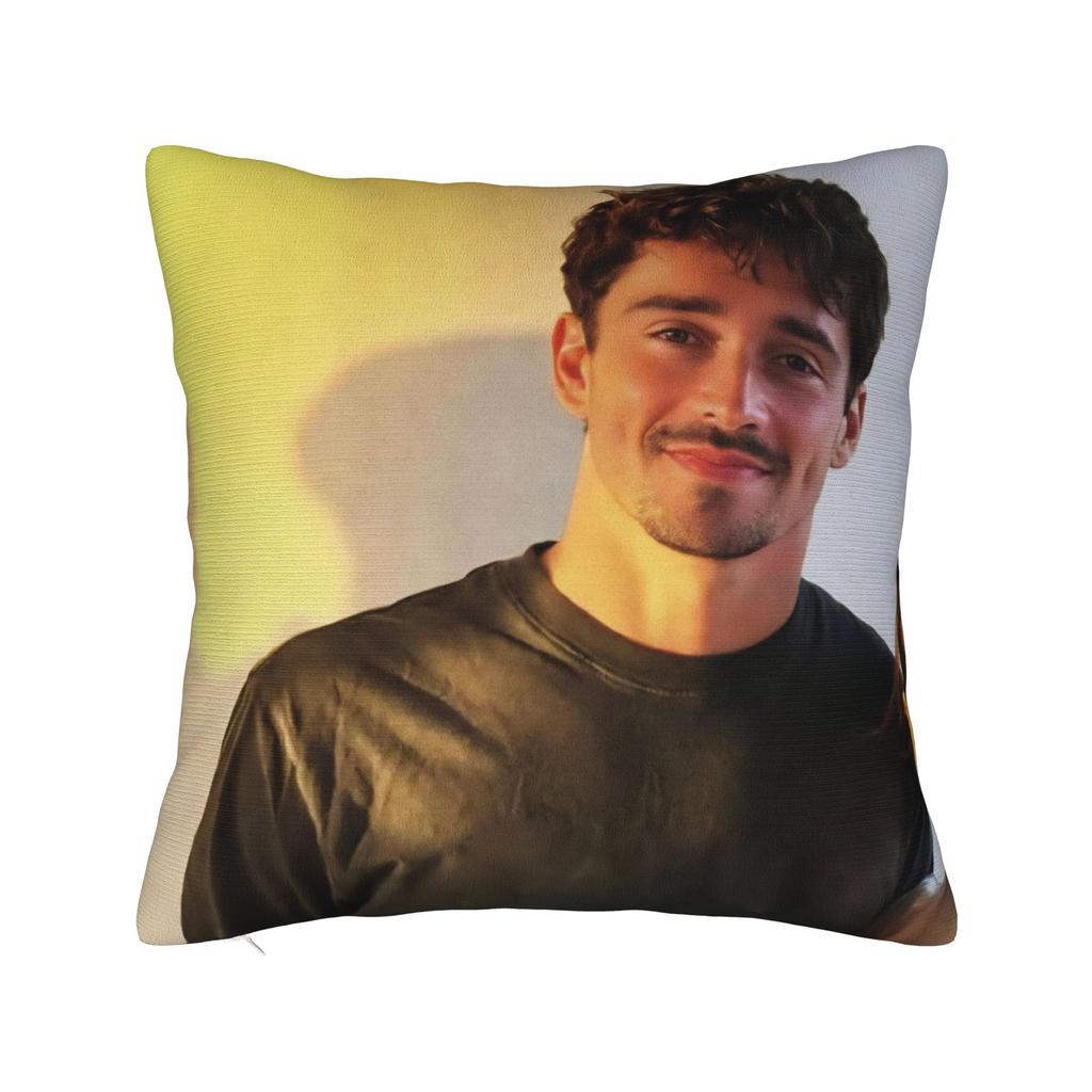C-Charles Leclerc Pillow Covers Merchandise Soft Cushion Cover Decor  Throw Pillow Case Cover Home Multi Size