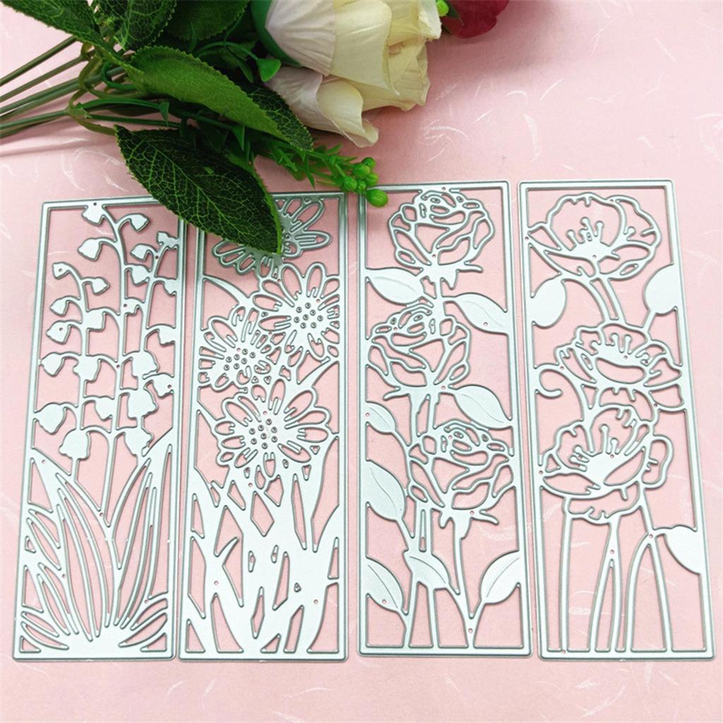 Blumen Stanzformen Florale Präge-Stanzschablonen für Kartenherstellung Scrapbooking DIY Papierbasteln Fotoalbum