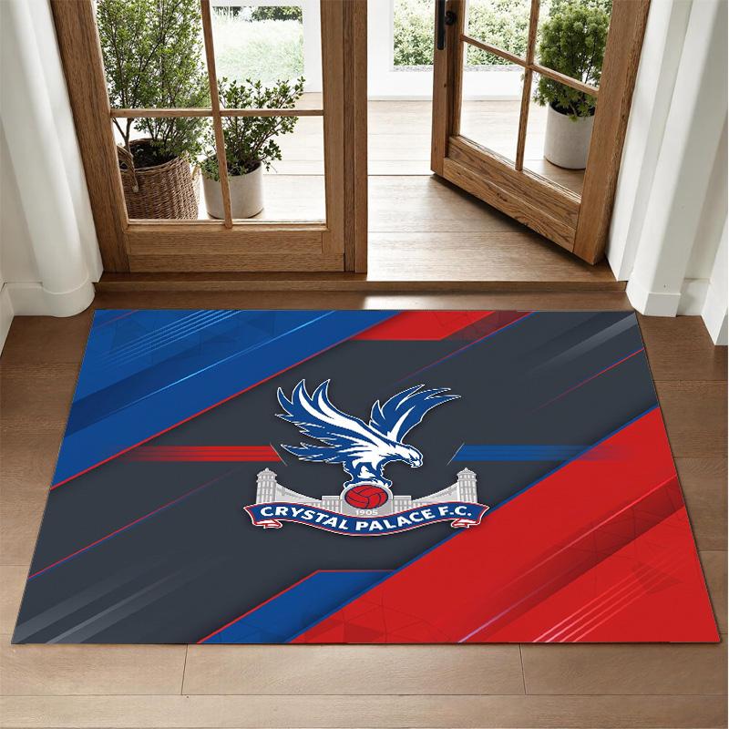 Crystal Palace Design Crystal Velvet Rug Soft Decorative Mat for Bedroom Entrance