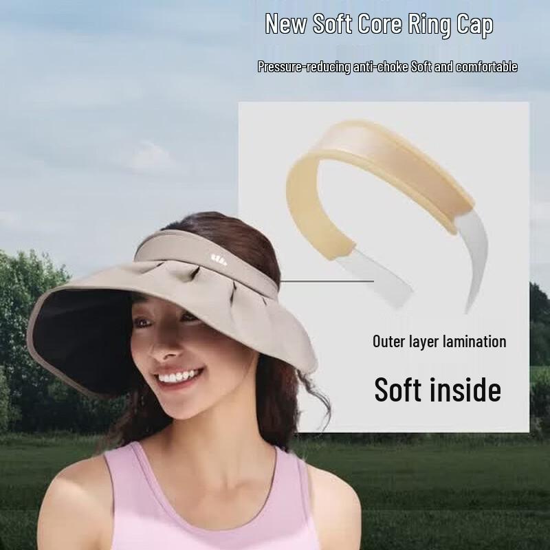 Beneunder Women's Lightweight UV Protection Open-Top Sun Visor