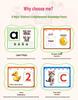 Smart Kids' LCD Writing Tablet: Pinyin & English Literacy Drawing Board for Early Learning