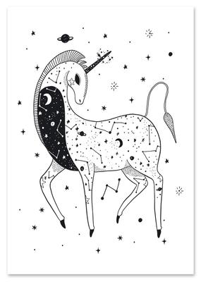 Unicorn Constellation Poster Unicorn