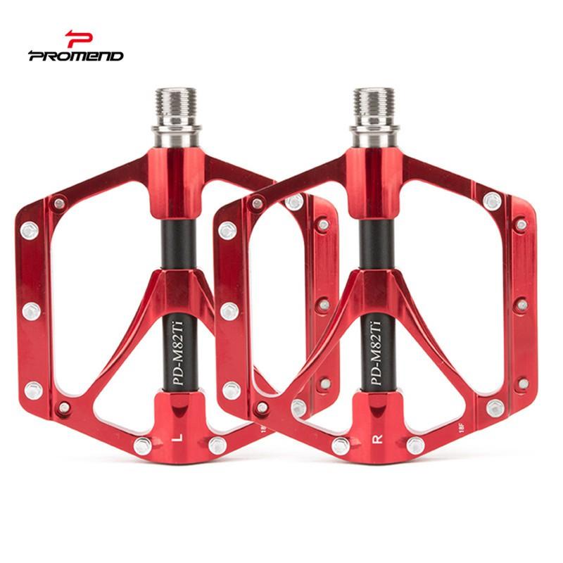 Mountain Bike Pedals PD-M82-TI With Titanium Axle Large Platform 3 Sealed Bearing Aluminum Body