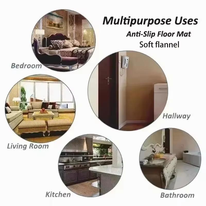 Basketball Court Carpet Boy's Room Area Rug for Living Room Home Sofa Table Crawling Carpet Anti Slip Floor Mat