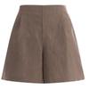 Shop   Women S Simple Solid Banding Linen Pocket ShortS Navy Pic Wpt 1395
