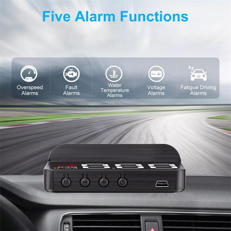 M3 Hud Head-Up Display Obd2 Trip Computer Speed Projector Obd2 Auto On-Board Computer Fuel Mileage Alarm Car Accessories