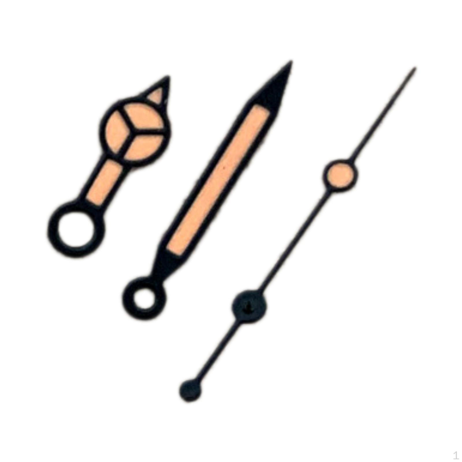 Светящийся набор стрелок для часов, Часы, Минуты, Секунды, Модные, Легкие аксессуары,