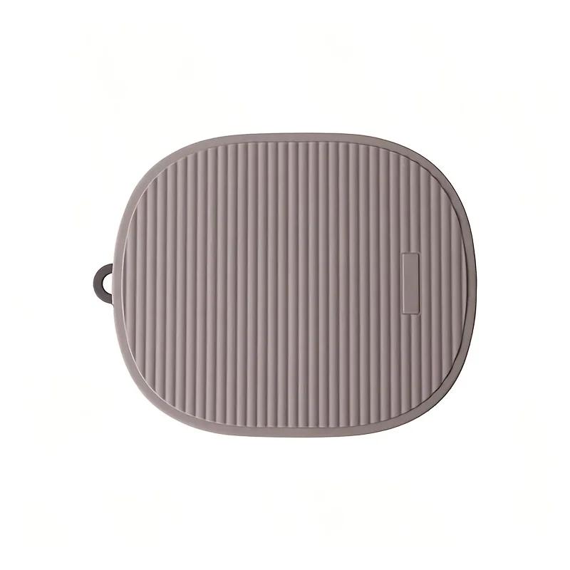 1 Stück Silikon Faltbarer Untersetzer & Topflappen - Hitzebeständig Rutschfest Rechteckiger Tisch mit Hitzebeständiger Abdeckung für Kochfeld