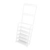 Coat Shoe Rack with Hooks 68.9in 5 Tier Metal Multifunctional Dust Proof Ample Space Coat Shoe