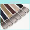 Casual Nylon Belt For Men Women With Alloy Buckle And Auto Lock For Daily Wear