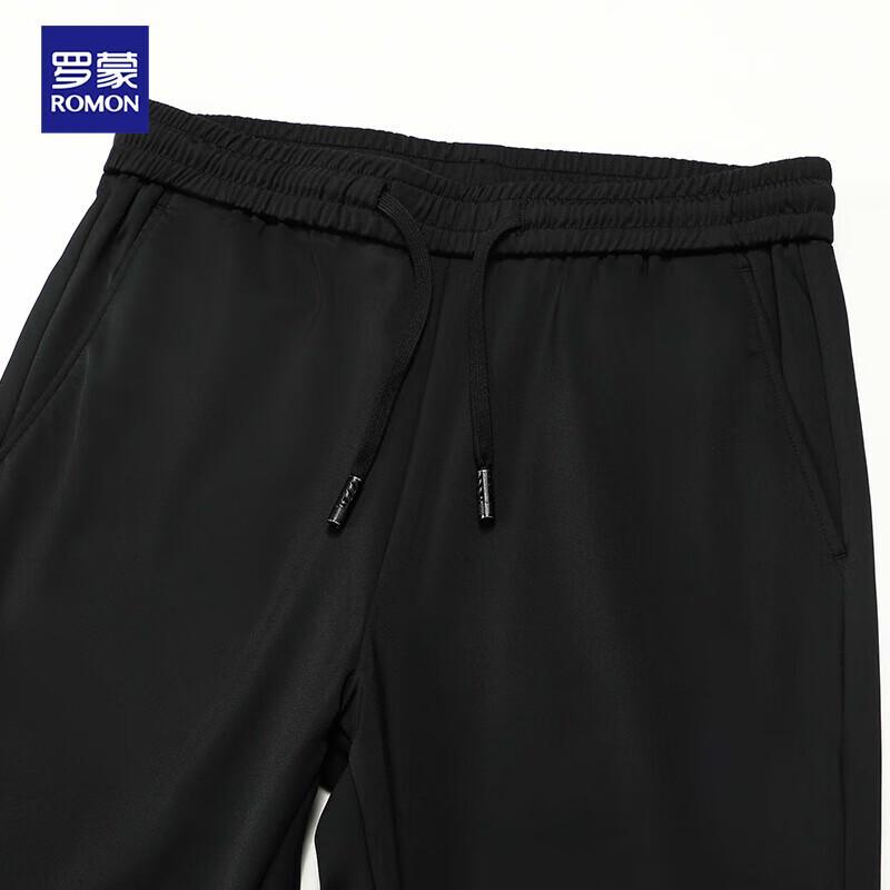 ROMON Herren Eis-Seide Stretch Gerade Bein Freizeithose