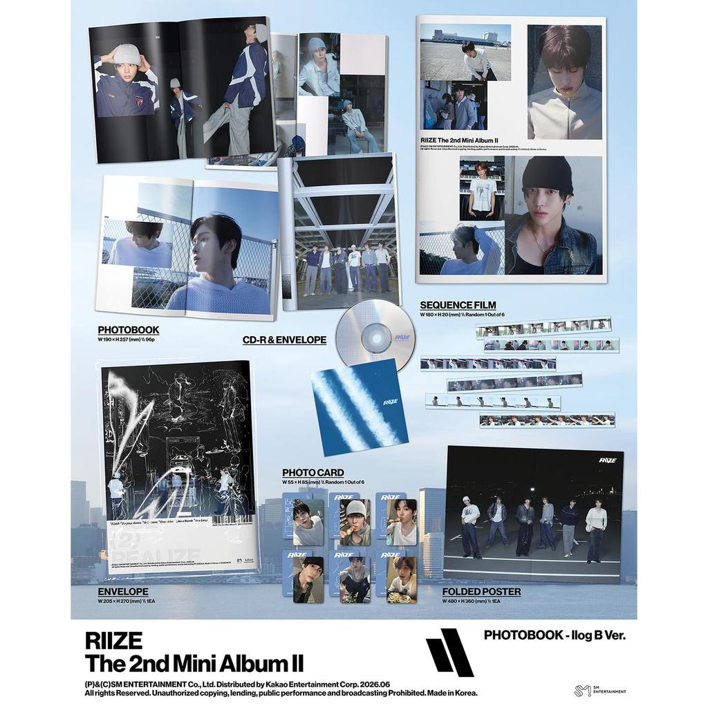 RIIZE [II] 2nd Mini Album - Photobook Ver.