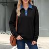 Women's Casual Fashion V-Neck Knit Top, Knitwear for Everyday Wear and Going Out