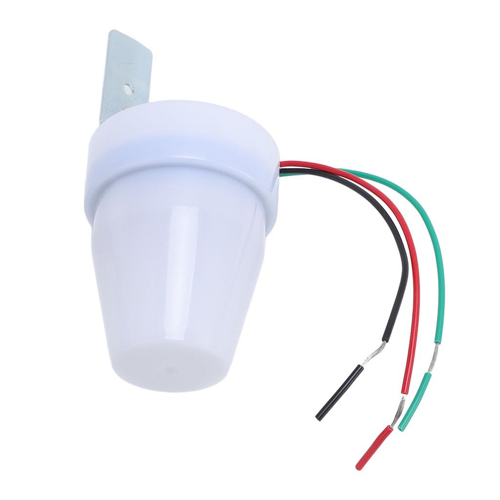 10A Light Control Switch Sensor Photocell Sensor Dusk To Dawn Automatic with Auto Lighting Detection Circuit for Outdoor Lamps