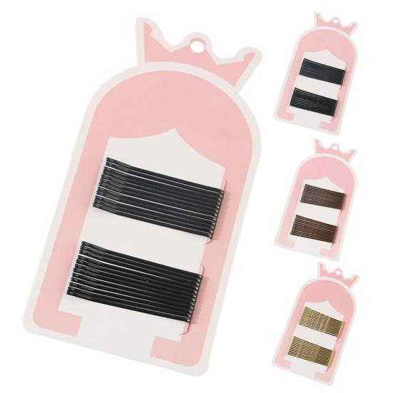 24Pcs Women Hairpins Metal Daily Use One-Word Hair Clips Fine Workmanship Daily Dating Party Fixing Secure Grip Hairpins