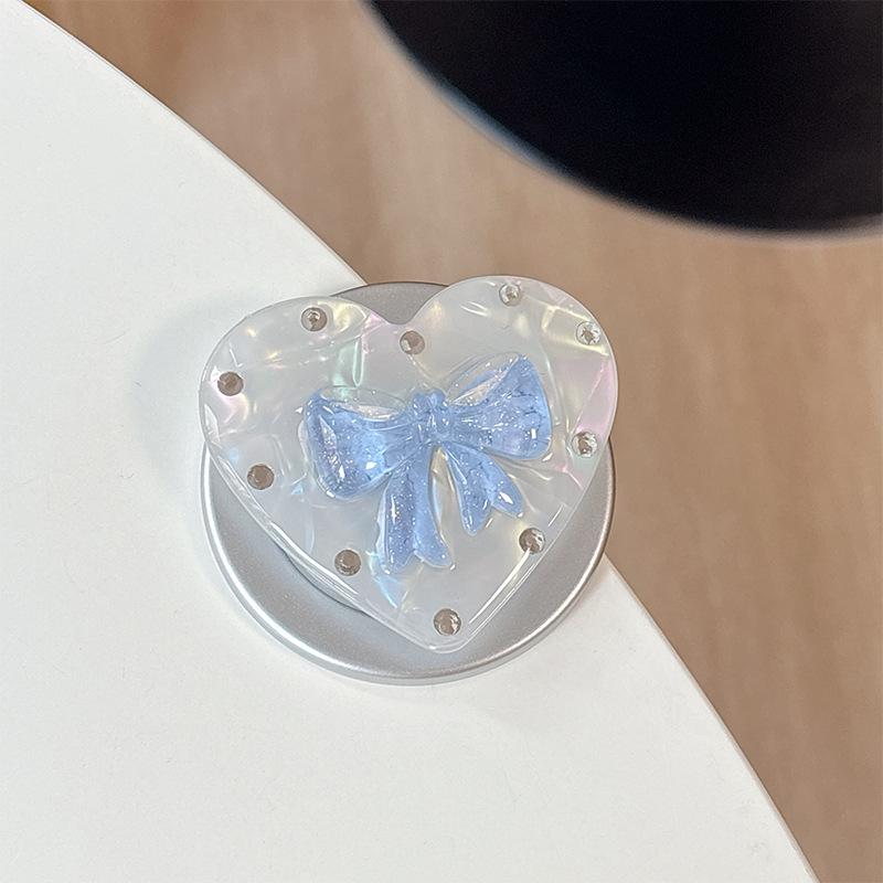 Korean Style Bowknot Magnetic Magsafe Phone Holder for Desktop Viewing