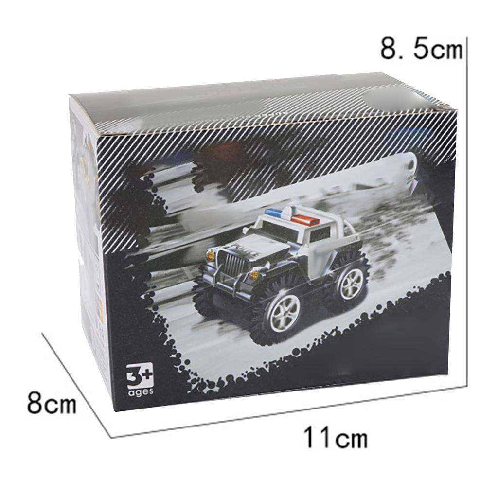 Kids Electric Flipping Truck Automatic Flipping Stunt Simulation Policed   Flipping Vehicle Toy for Boys Girls