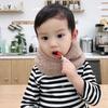 2-16 Years Old Fleece-lined Kids Winter Scarf Thickened Neckerchief  for Baby Boys Girls