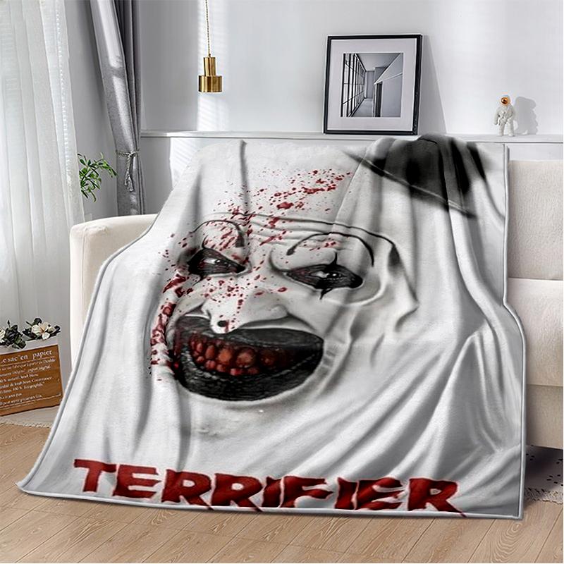29 סגנונות טריפייר סרט אימה מתנת ליל כל הקדושים שמיכת קטיפה רכה, שמיכת פלנל לסלון חדר שינה מיטה ספה כיסוי