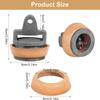 Hand Pump Piston Assembly With Synthetic Leather Seal Solid Replacements Part For Type 75 Water Pumps Efficient