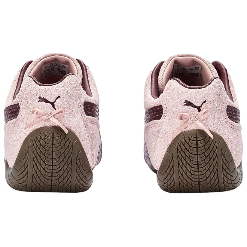 Puma Camiseta de Corrida Speedcat Laço Romântico Ajuste Confortável Estilo de Vida Calçados Casuais Tênis Feminino Rosa-Choque 408177-01