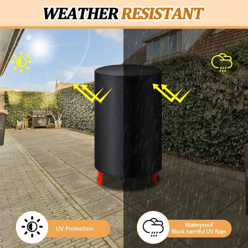 Copertura protettiva resistente in tessuto Oxford per smielatore, coperchio rotante, adatta per diametro 21 pollici, altezza 35 pollici, attrezzatura per apicoltura