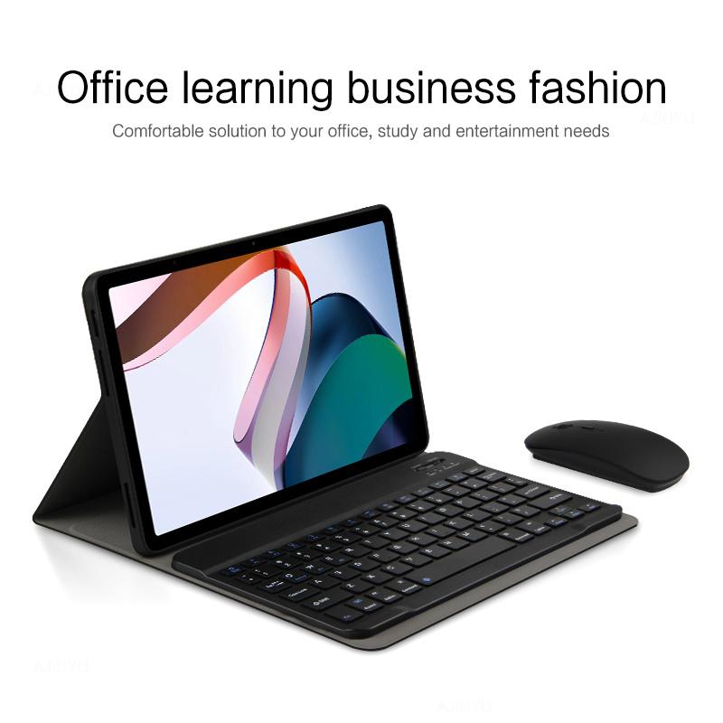 For Redmi Tablet Keyboard Cover, For Pad 6S Pro 12.4 Mi 5 6 Pro 11, For Redmi Pad SE 11 Pad 10.61 Case
