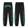 Mens Casual Tracksuit Spider Web Print Hooded Sweatshirt Jogger Pants Set Fall Thin Fit Streetwear