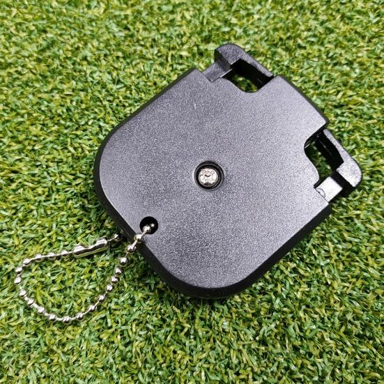 Portable Golf Score Counter Clicker, 2 Player Stroke Counter Scorer Indicator, Mini Square Score Keeper for Golf Training Competitions & Games