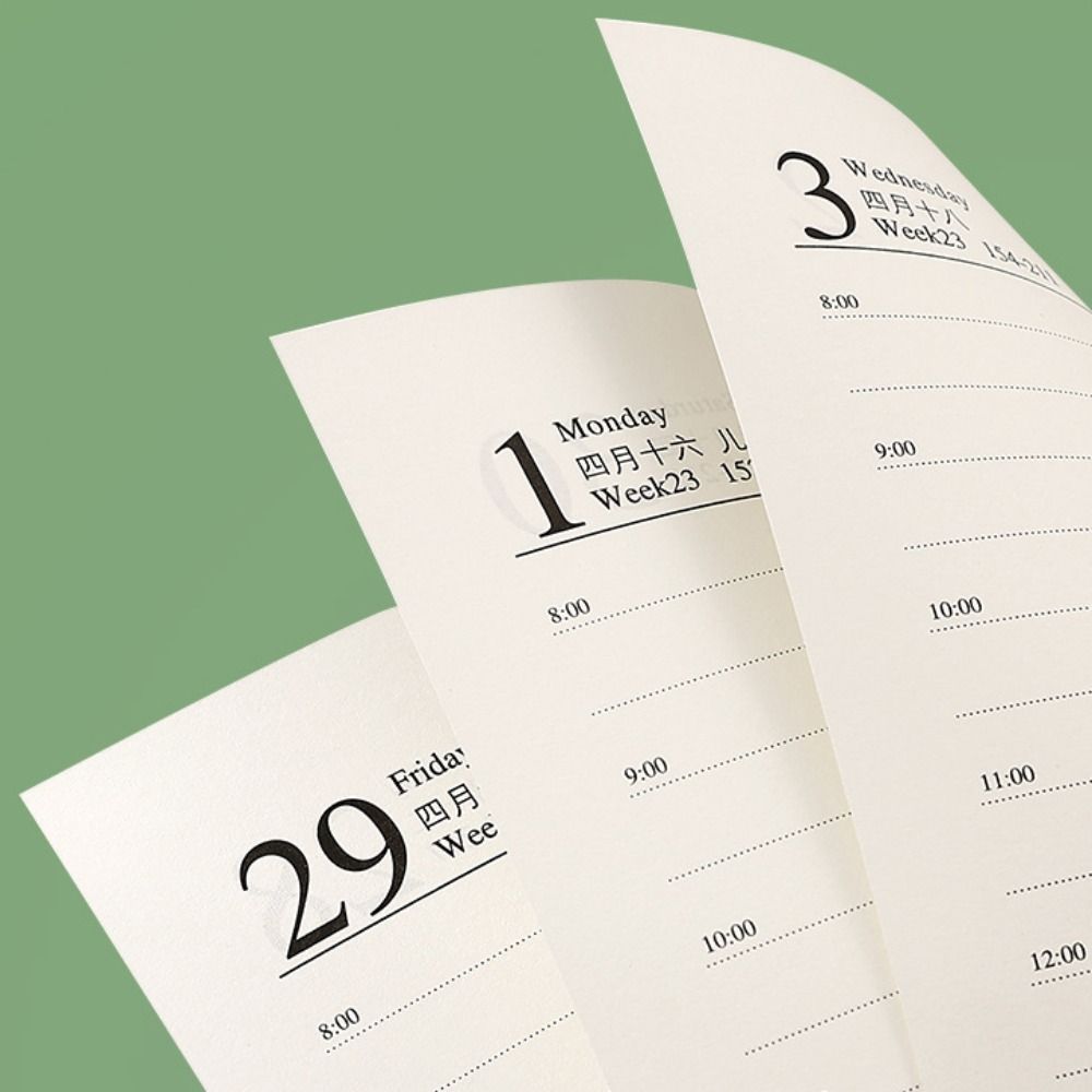 A5 2026 Schedule Book To Do List Daily Planner Portable Agenda Book  Students