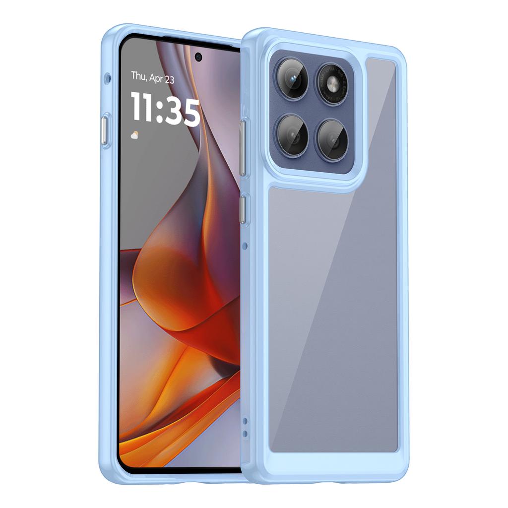 For Motorola Edge 60 Pro 5G Case TPU + Acrylic Protective Clear Phone Cover