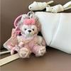 Sherry Lovely Rose Bear Keychain With Ultra Soft Fabric Ideal For Collectors And Gifts