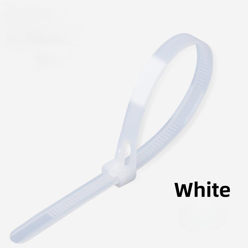 

100pcs Plastic Reusable Cable Zip Ties 4/5*200 Releasable Nylon May Loose Slipknot 7.9 Inch Recycle Detachable Bundle 4x200mm