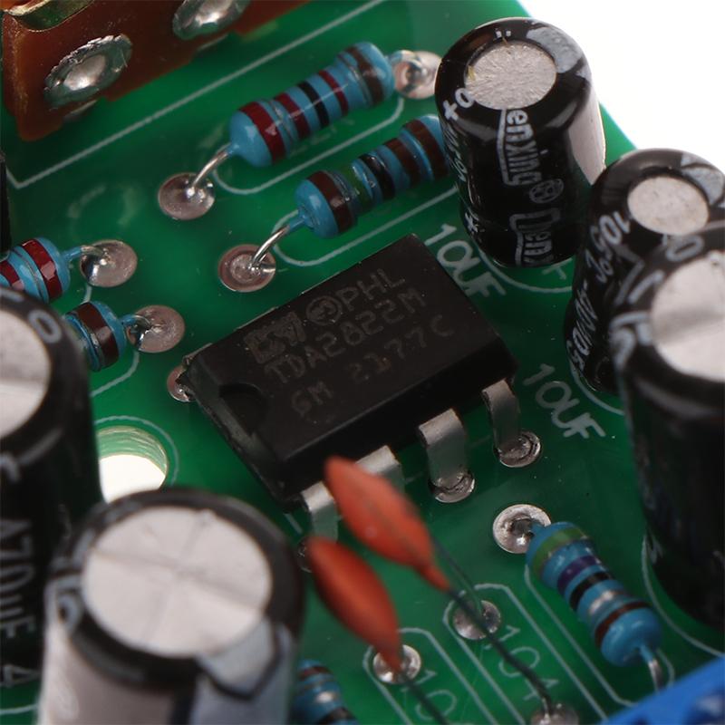 Tda2822M 2.0 Stereo Audio Zesilovač Deska Dvoukanálový Zesilovač Aux Zesilovač Deska Modul Přenosný Mikro Rádio Zesilovač Deska