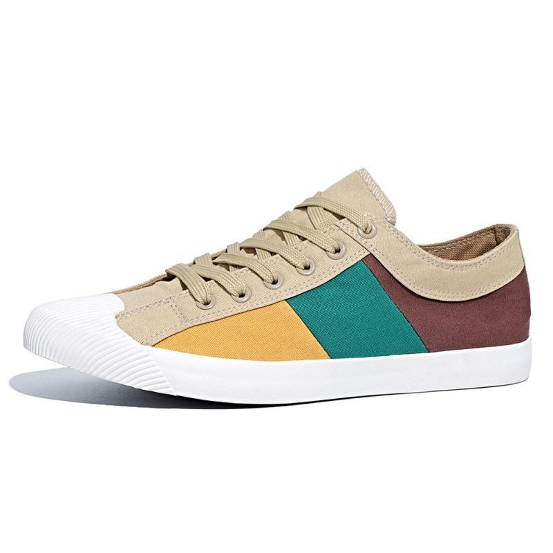 Classic Versatile Men'S Breathable Canvas Shoes Are Trendy, Fashionable, Soft And Comfortable, Old Beijing Low-Top Board Shoes