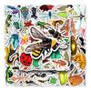 50pcs Animal Insect Stickers for Luggage, Laptops & Cars - Trendy Graffiti Design