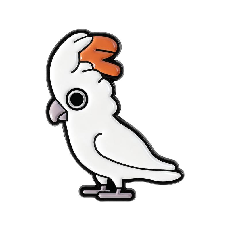 

Cute Animal Parrot Enamel Pins Macaw Cockatoo Cockatiel Bird Brooches Lapel Backpack Badge Fashion Jewelry Gifts for Friends