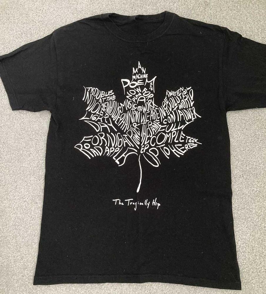 Tragically Hip Man Machine Poem Gift For Fan Black All Size Shirt Unisex T-Shirt L