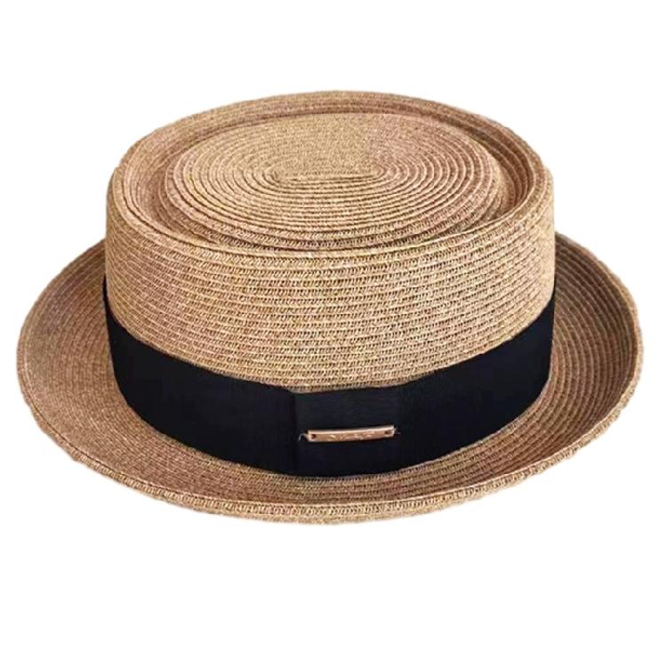 Straw Boater Hat Straw Panama Hat Straw Fedora Hat for Outdoor Activities