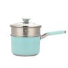 Stainless Steel Yukihira Pan: Non-Stick Milk, Soup & Noodle Pot with Wooden Handle for Baby Food & Breakfast