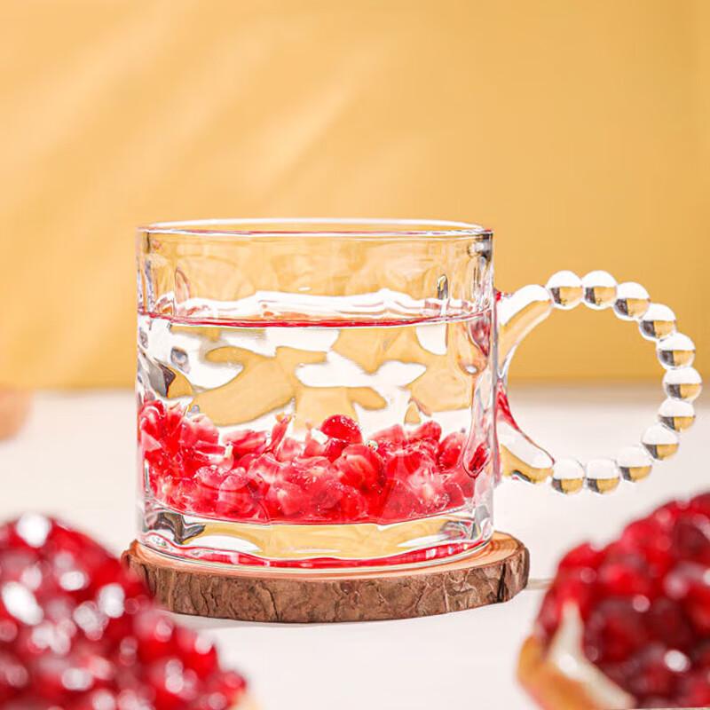 Hua Qingge Dazzling Hammered Glass Couple Cups