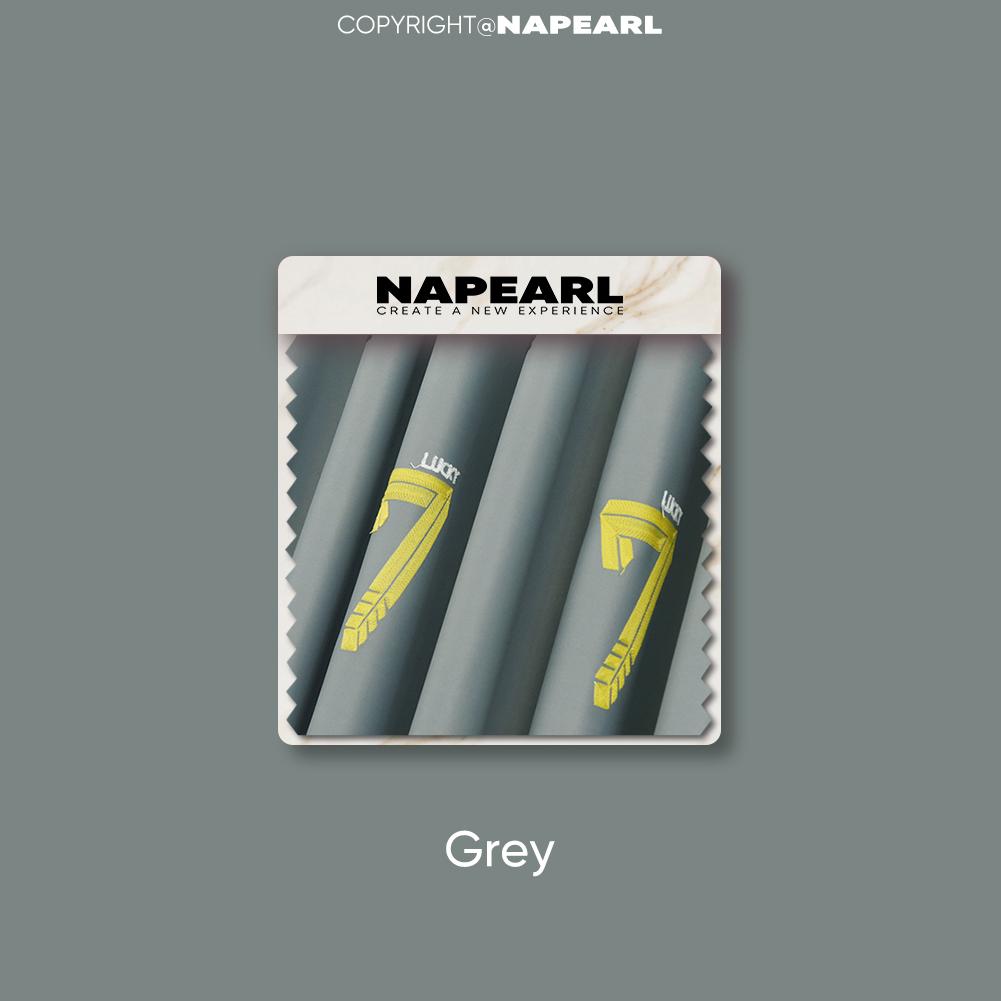 

1 шт. NAPEARL модные и минималистичные 70-80% степень затемнения вышитые затемняющие шторы для спальни гостиной домашнего декора W100cm x L200cm серый