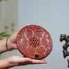 Yixing Zisha Lotus-Patterned Pot Stand for Tea Brewing and Water Storage - Handmade Original Ore Tea Ceremony Accessory