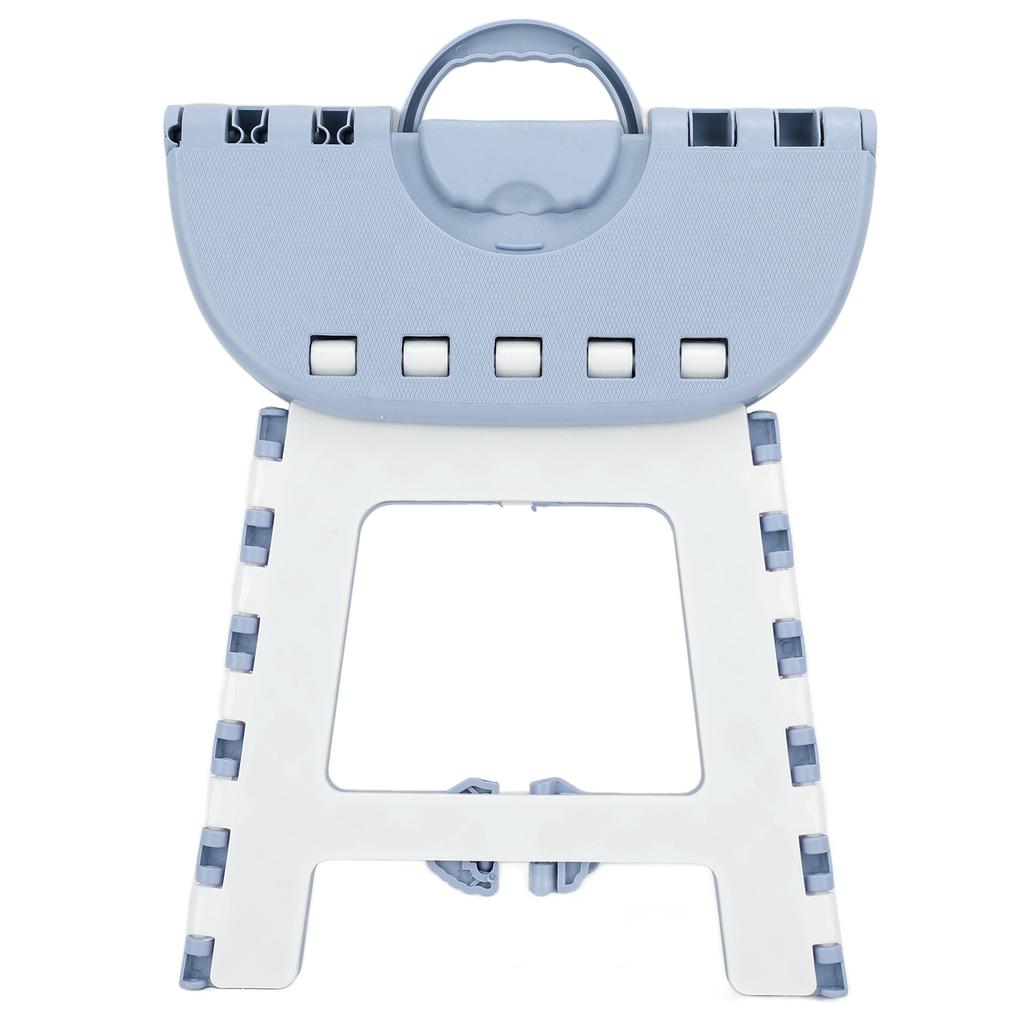 Faltbarer Tritthocker Haushalt Kunststoff Klein Faltbarer Tritthocker für Camping Angeln Outdoor Grau