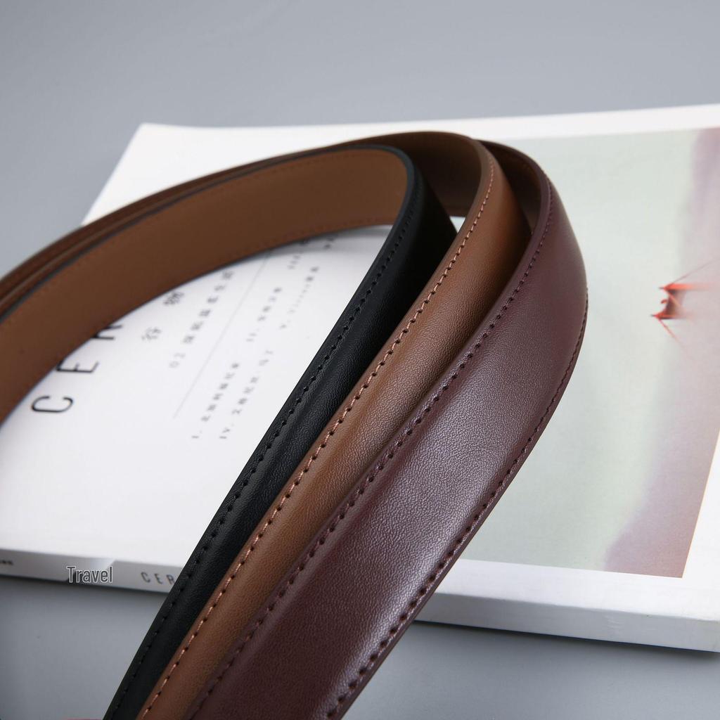 2025 Women's Cowhide Fashionable Pin Buckle Belt for Jeans