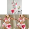 Women Polyester Swimwear Bikini Set With Sheer Mesh Inserts For Water Sports