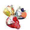 Japanese Maneki Neko Fortune Cat Coin Purse Cute Multi-color Lucky Cat Clasp Clutch Purses Mini Hasp Wallets Gifts