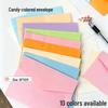 Conjunto Romântico de Cartões Postais e Cartões de Cumprimentos em Desenho Animado com Envelopes Coloridos e Sacos de Doces